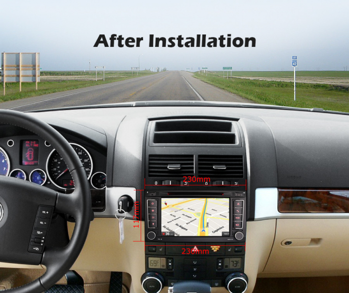 Navigatie auto 2 din, Pachet dedicat VW T5 Multivan TOUAREG, Android 10, 7 Inch, Octa Core [9]