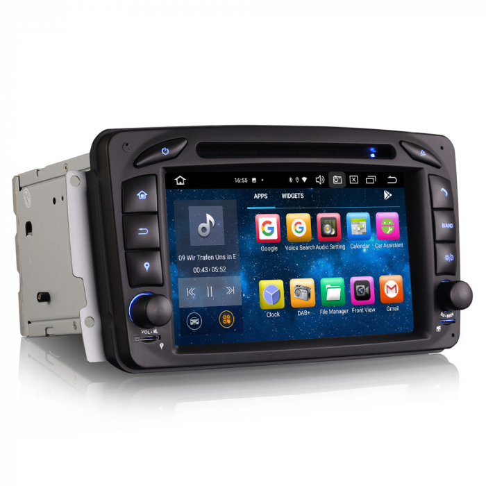 Navigatie auto 2 din, Pachet dedicat Mercedes  Benz CLK W209, Android 11, Octa Core [7]