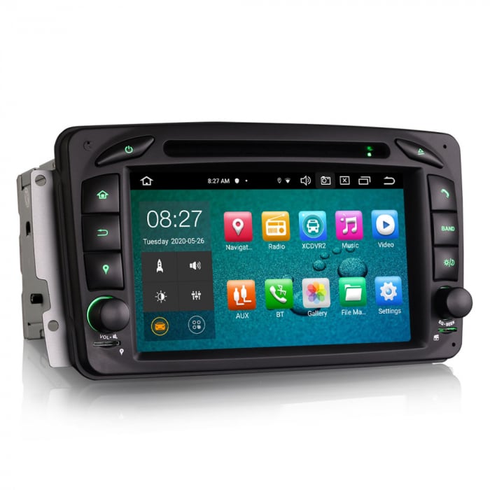 Navigatie auto 2 din, Pachet dedicat Mercedes  Benz CLK W209, Android 10, Octa Core [9]