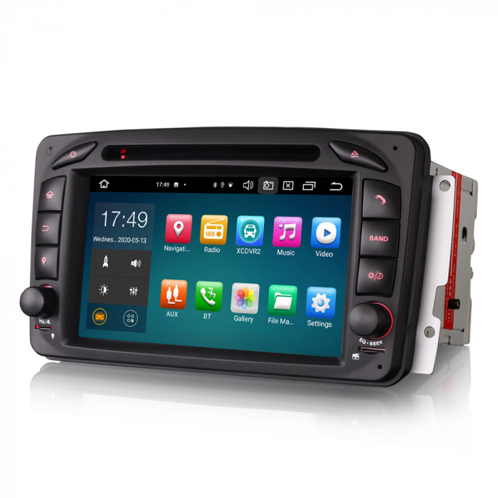Navigatie auto 2 din, Pachet dedicat Mercedes  Benz CLK W209, Android 11, Octa Core [2]