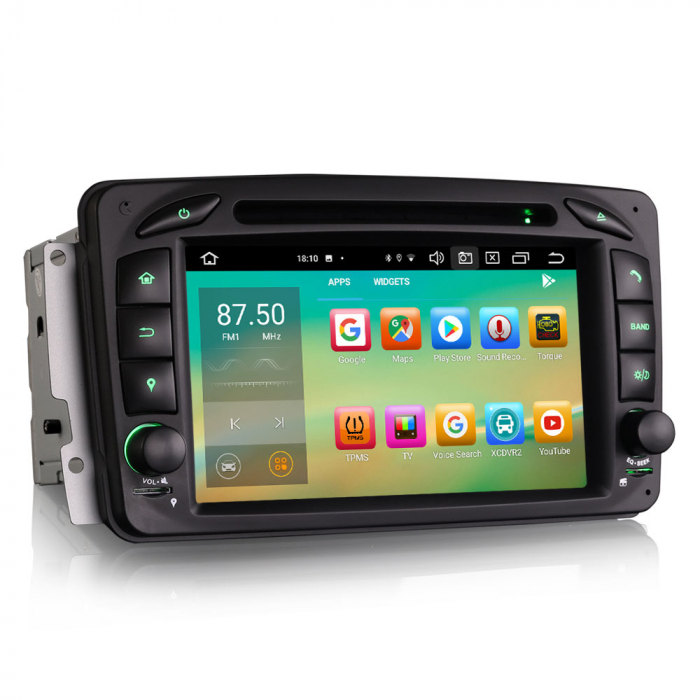 Navigatie auto 2 din, Pachet dedicat Mercedes  Benz CLK W209, Android 11, Octa Core [5]