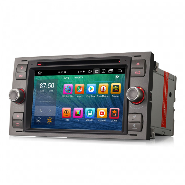 Navigatie auto 2 din, Pachet dedicat Ford Fusion Kuga Mondeo Fiesta, 7 Inch, Android 11, Octa Core [7]