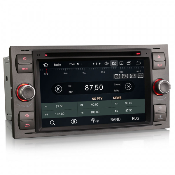 Navigatie auto 2 din, Pachet dedicat Ford Fusion Kuga Mondeo Fiesta, 7 Inch, Android 11, Octa Core [8]