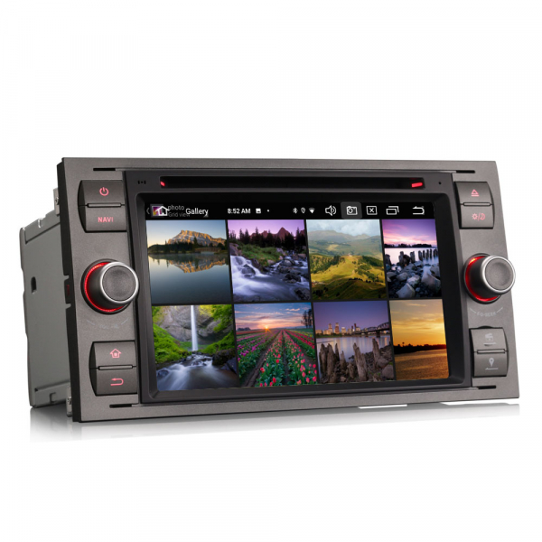 Navigatie auto 2 din, Pachet dedicat Ford Fusion Kuga Mondeo Fiesta, 7 Inch, Android 11, Octa Core [4]