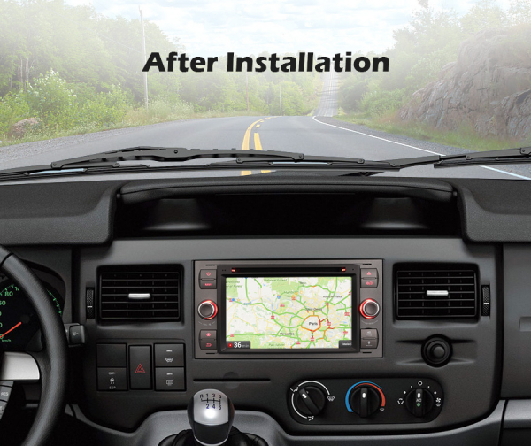 Navigatie auto 2 din, Pachet dedicat Ford Fusion Kuga Mondeo Fiesta, 7 Inch, Android 11, Octa Core [10]
