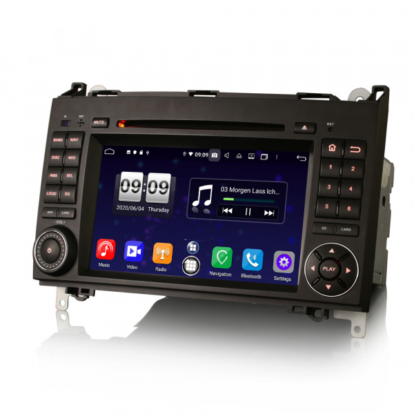 Navigatie auto, Pachet dedicat Mercedes Benz B200 Viano Vito Android 10.0, 7 inch,8-Core CPU [5]
