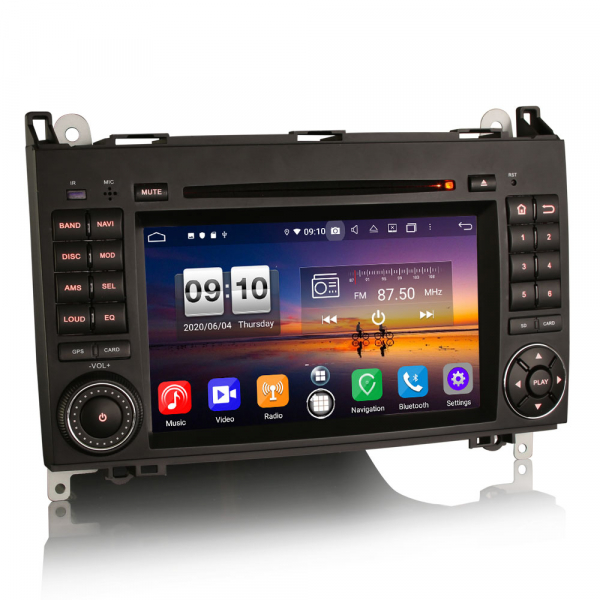 Navigatie auto, Pachet dedicat Mercedes Benz B200 Viano Vito Android 10.0, 7 inch,8-Core CPU [3]