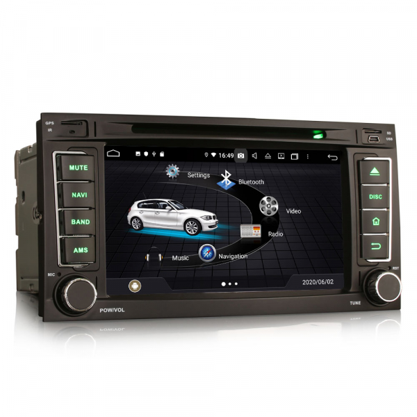 Navigatie auto 2 din, Pachet dedicat VW TOUAREG T5, Android 12, 7 Inch, Octa Core [4]