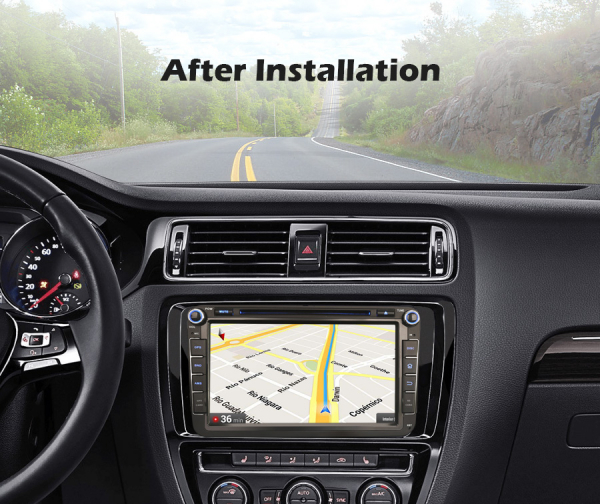 Navigatie auto 2 din, Pachet dedicat VW Seat Skoda, Android 12 [8]