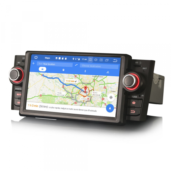 Navigatie auto, Pachet dedicat Fiat Punto Linea,7 inch, Android 12, Octa Core [5]