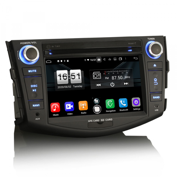 Navigatie auto, Pachet dedicat TOYOTA RAV 4,7 inch, Android 10, Octa Core, 4 Gb Ram [6]