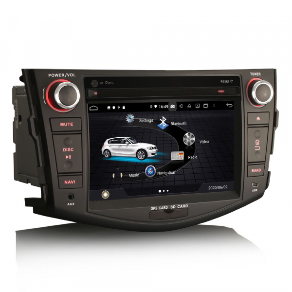 Navigatie auto, Pachet dedicat TOYOTA RAV 4,7 inch, Android 10, Octa Core, 4 Gb Ram [2]
