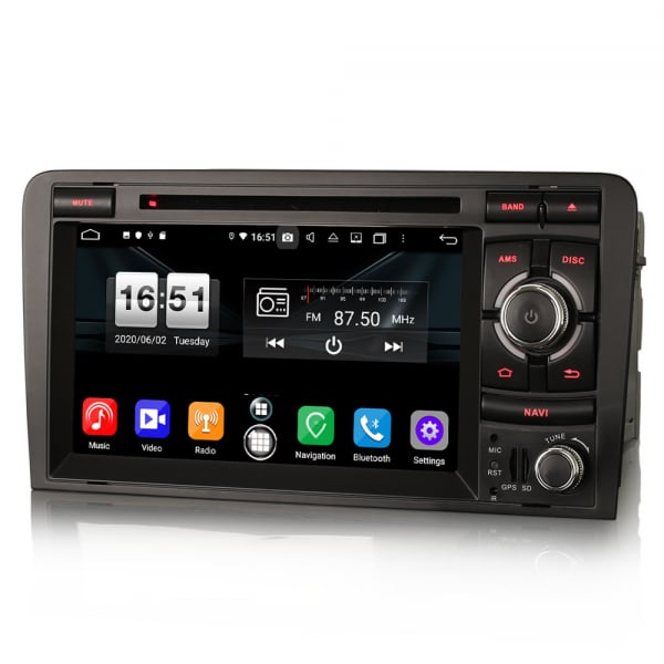 Navigatie auto, Pachet dedicat  AUDI A3 S3 RS3 RNSE-PU,7 inch, Android 10, Octa Core [4]