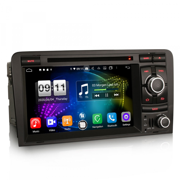 Navigatie auto, Pachet dedicat  AUDI A3 S3 RS3 RNSE-PU,7 inch, Android 10, Octa Core [5]