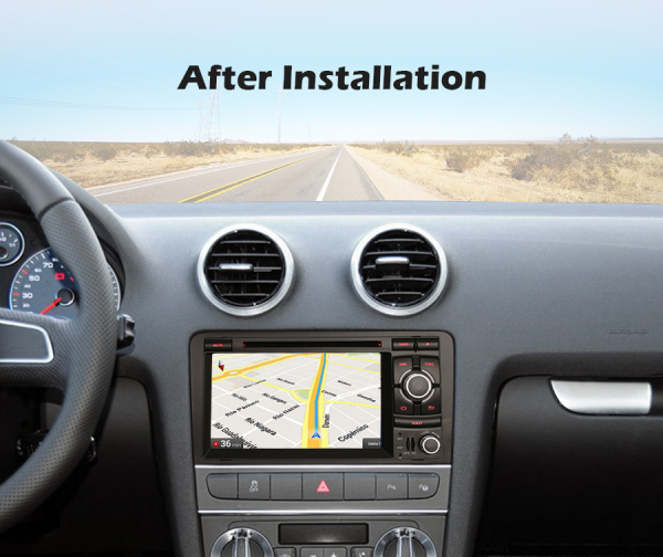 Navigatie auto, Pachet dedicat  AUDI A3 S3 RS3 RNSE-PU,7 inch, Android 10, Octa Core [10]