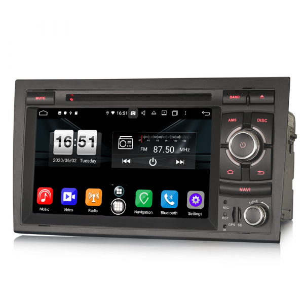 Navigatie auto, Pachet dedicat Audi A4 S4 RS4 Seat Exeo,7 inch, Android 11, Octa Core [5]