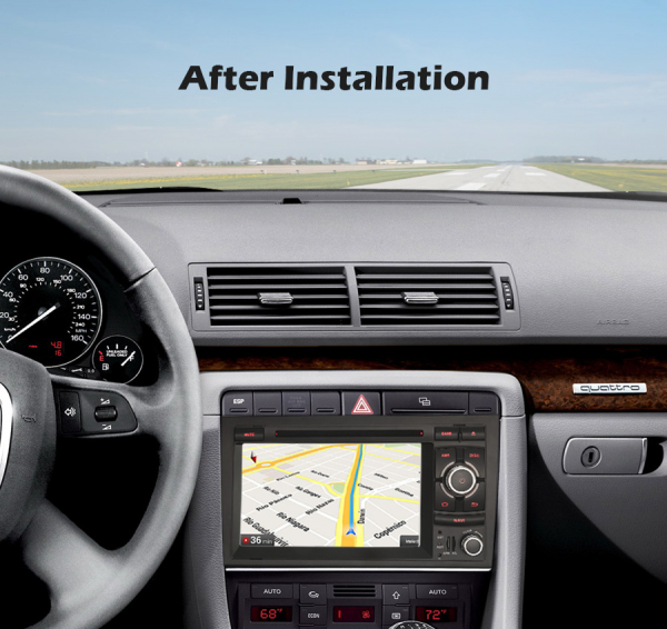 Navigatie auto, Pachet dedicat Audi A4 S4 RS4 Seat Exeo,7 inch, Android 11, Octa Core [10]