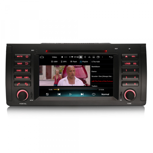 Navigatie auto, Pachet dedicat BMW 5 Series E39 E53 X5 M5, Android 10.0, 7 Inch, Octa Core [7]