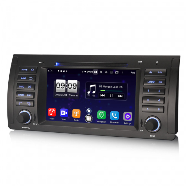 Navigatie auto, Pachet dedicat BMW 5 Series E39 E53 X5 M5, Android 10.0, 7 Inch, Octa Core [4]