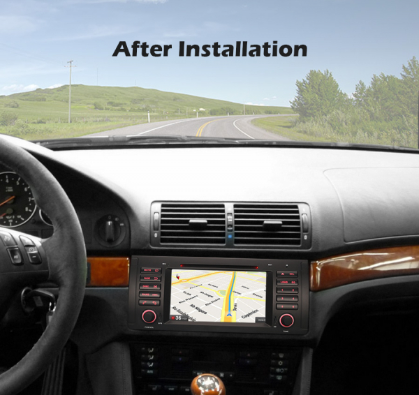 Navigatie auto, Pachet dedicat BMW 5 Series E39 E53 X5 M5, Android 10.0, 7 Inch, Octa Core [9]