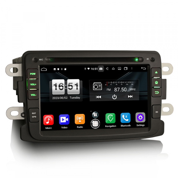 Navigatie auto, Pachet dedicat Duster Logan Dokker Lodgy, Android 10.0, 7 Inch, Octa Core [4]