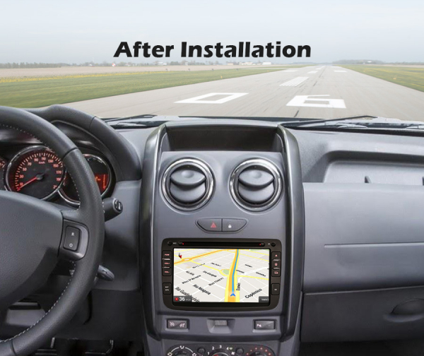 Navigatie auto, Pachet dedicat Duster Logan Dokker Lodgy, Android 10.0, 7 Inch, Octa Core [9]