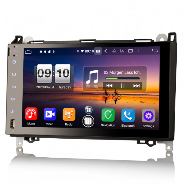 Navigatie auto , Pachet dedicat MERCEDES Benz A Class B200, Android 10; 9 Inch, Octa Core [2]