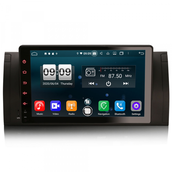 Navigatie auto, Pachet dedicat BMW seria 5, Android 10.0,9 Inch, Octa Core [1]