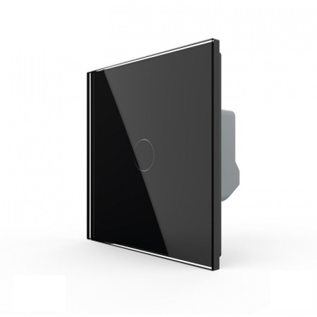 Intrerupator simplu cap scara / cap cruce wireless, control din telecomanda RF, cu touch Livolo din sticla - Generatia Noua [3]