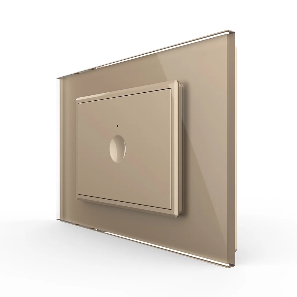 Intrerupator simplu cu touch Livolo cu rama din sticla, standard Italian 3m – Serie noua [4]