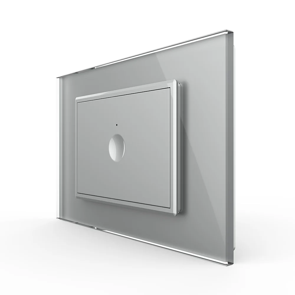 Intrerupator simplu cu touch Livolo cu rama din sticla, standard Italian 3m – Serie noua [2]