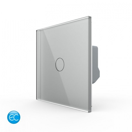Intrerupator simplu protocol Zigbee EC tactil, Generatie Noua, cu panou sticla [3]