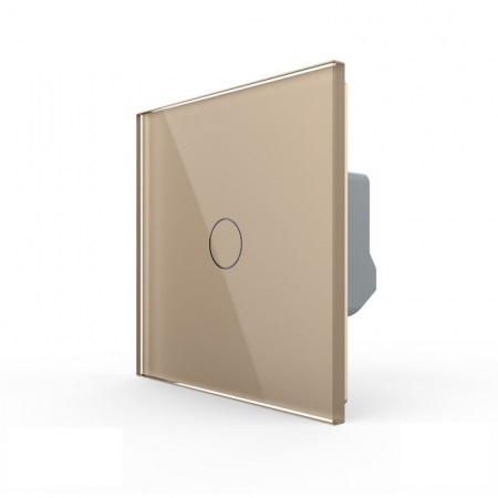 Intrerupator wireless, control din telecomanda RF, cu variator/dimabil cu touch Livolo din sticla - Generatia noua [3]