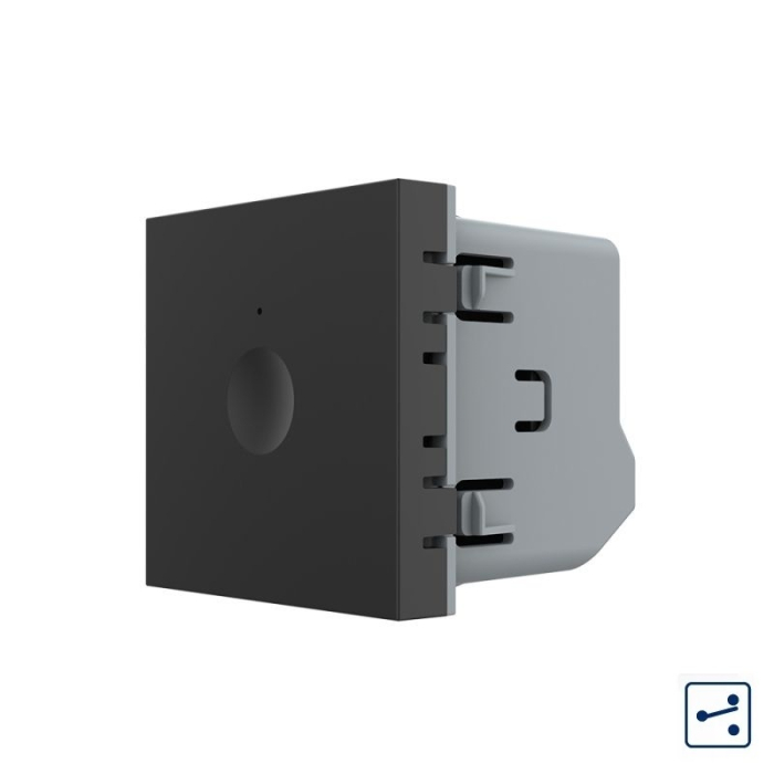 Modul intrerupator simplu cap scara / cap cruce cu touch Livolo 2M standard Italian [2]