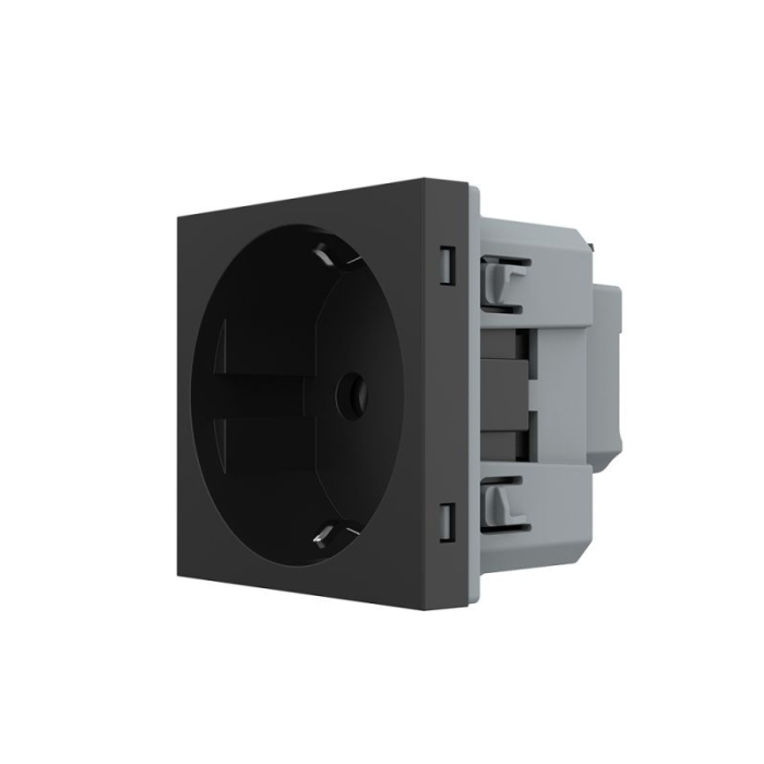 Modul priza Schuko simpla, borne fara surub - quick connect [3]