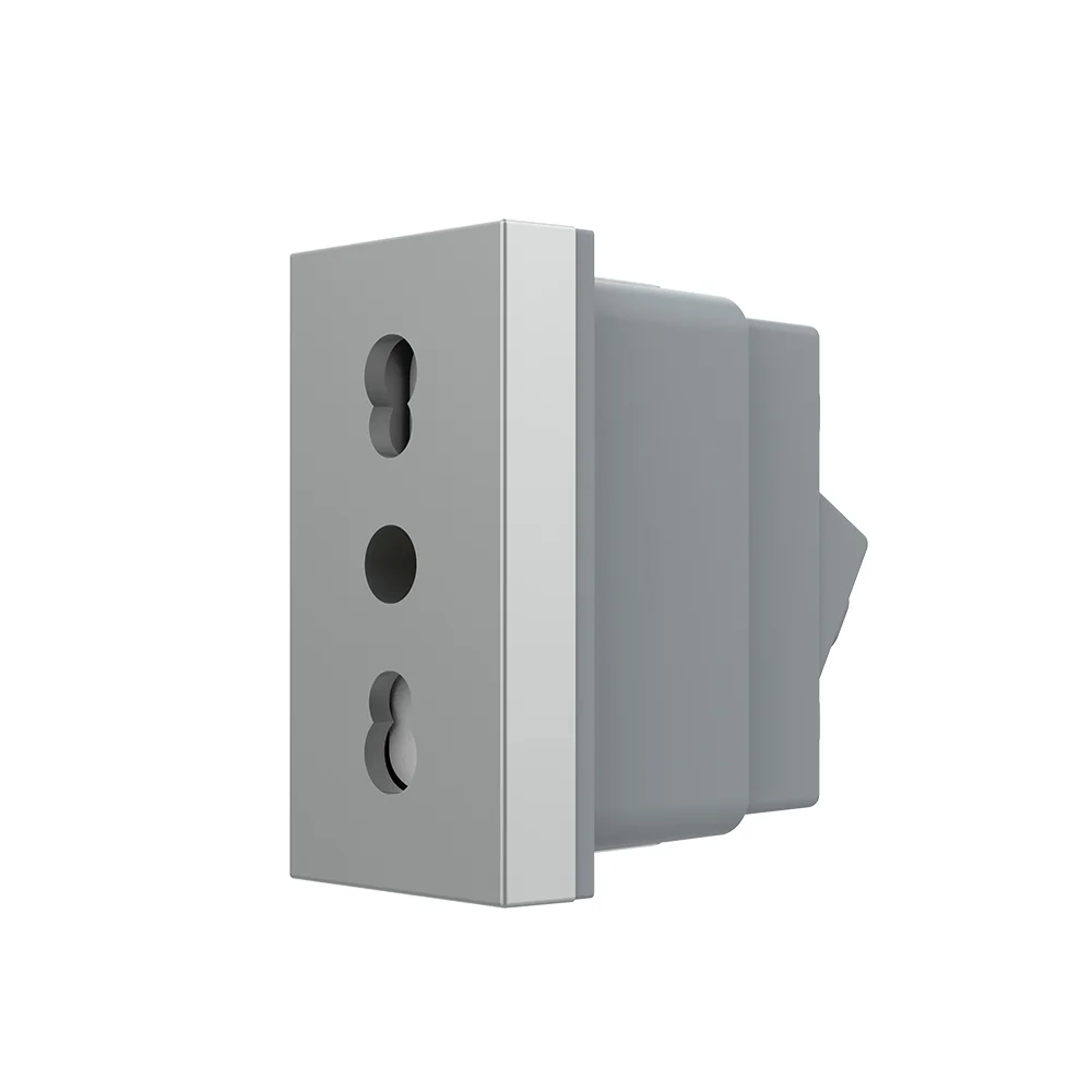 Modul priza simpla ingusta 1M [3]