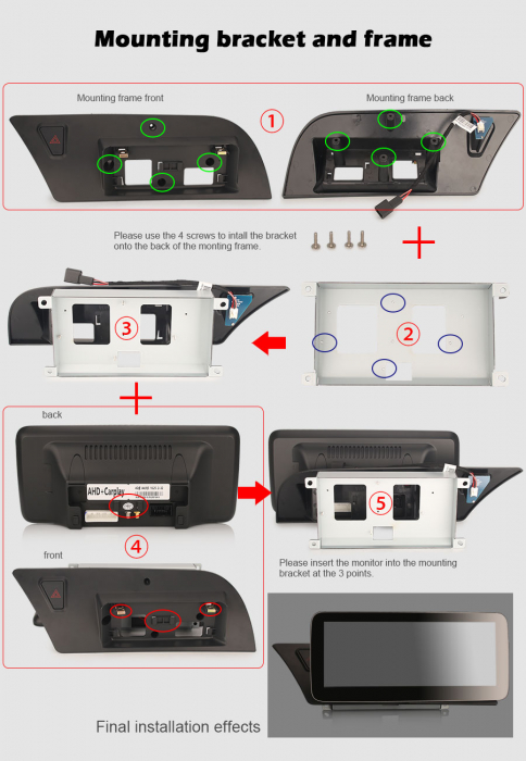 Navigatie auto 2 din, Pachet dedicat Audi A4/A5/B8/S4/S5, Android 11, 10.25 Inch [22]