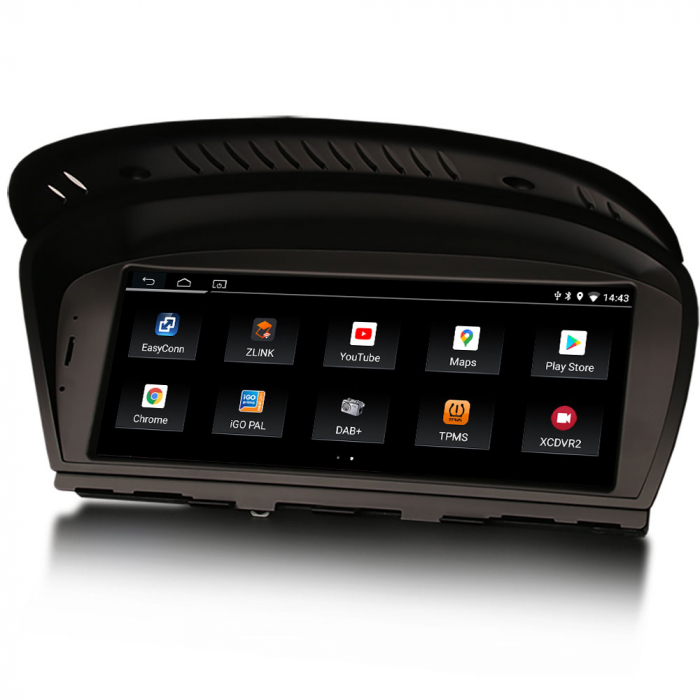 Navigatie auto 2 din, Pachet dedicat BMW Seria 3 E60 E61 E63 E64 E90 E91 E92 E93 CIC CC, Android 11, 8.8 Inch [7]