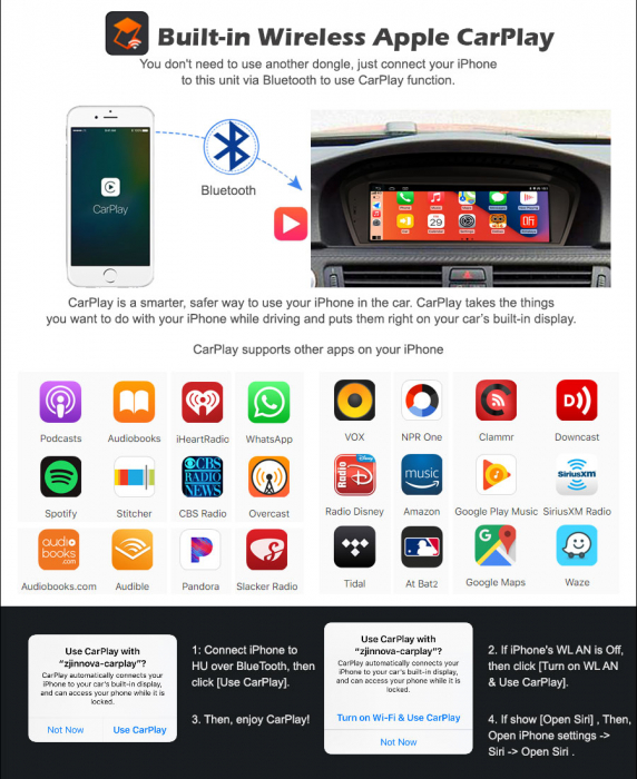 Navigatie auto 2 din, Pachet dedicat BMW Seria 3 E60 E61 E63 E64 E90 E91 E92 E93 CIC CC, Android 11, 8.8 Inch [18]