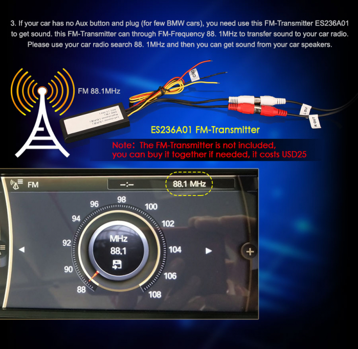 Navigatie auto 2 din, Pachet dedicat BMW Seria 3 E60 E61 E63 E64 E90 E91 E92 E93 CIC CC, Android 11, 8.8 Inch [23]