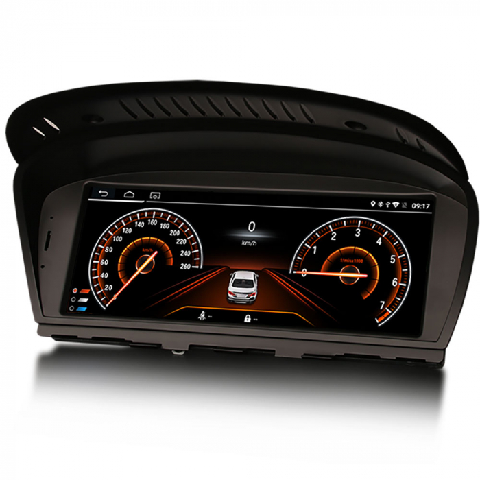 Navigatie auto 2 din, Pachet dedicat BMW Seria 3 E60 E61 E63 E64 E90 E91 E92 E93 CIC CC, Android 11, 8.8 Inch [3]