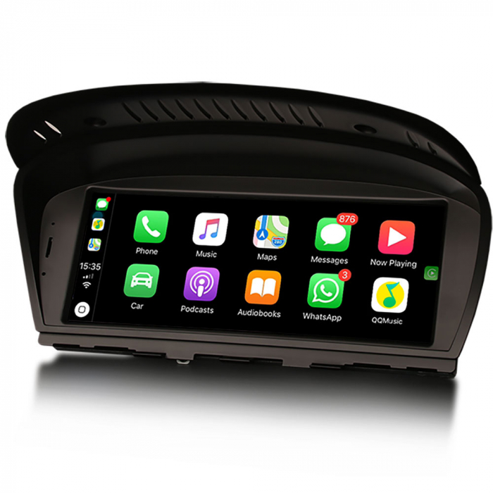 Navigatie auto 2 din, Pachet dedicat BMW Seria 3 E60 E61 E63 E64 E90 E91 E92 E93 CIC CC, Android 11, 8.8 Inch [4]