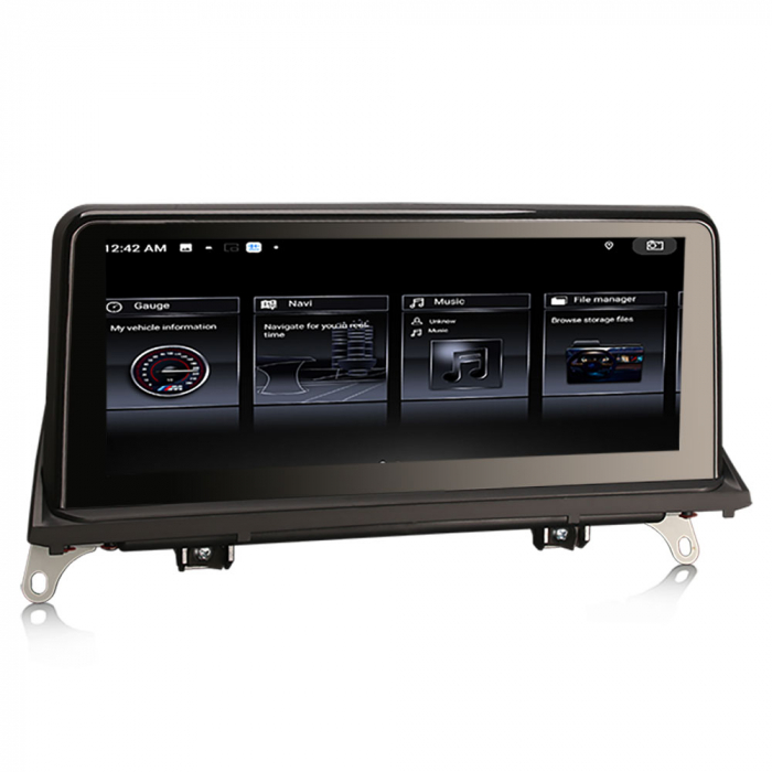 Navigatie auto 2 din, Pachet dedicat BMW X5 E70 X6 E71, Android 13, Octa Core [2]