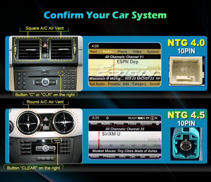 Navigatie auto 2 din, Pachet dedicat Mercedes Benz GLK-Class X204, Android 11, 10.25 Inch [21]