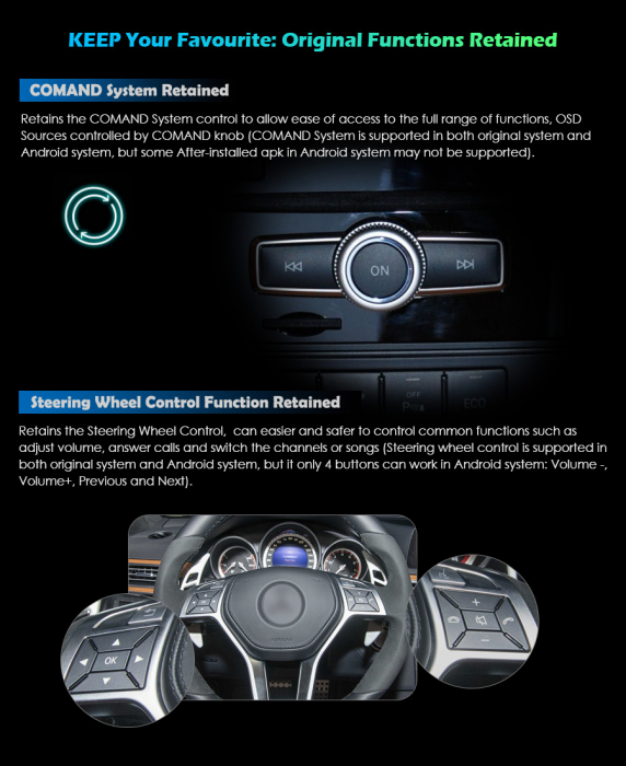 Navigatie auto 2 din, Pachet dedicat Mercedes Benz GLK-Class X204, Android 11, 10.25 Inch [12]