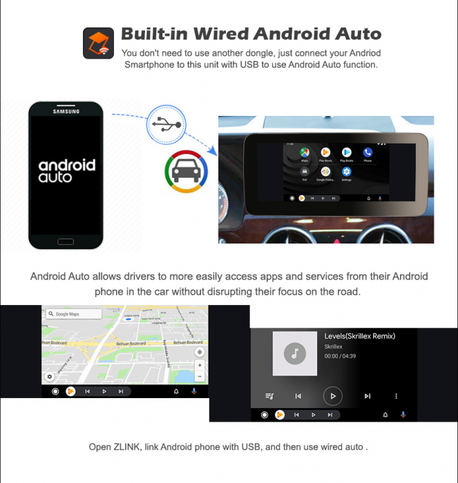 Navigatie auto 2 din, Pachet dedicat Mercedes Benz GLK-Class X204, Android 11, 10.25 Inch [15]