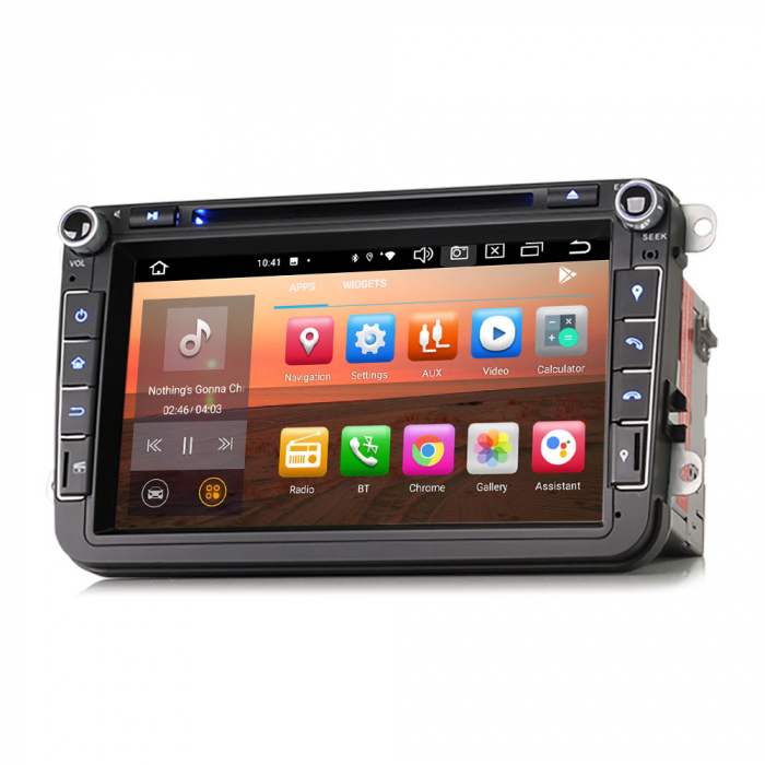 Navigatie auto 2 din, Pachet dedicat VW Golf Passat Polo Bora Seat Peugeot 307, Android 12 [6]
