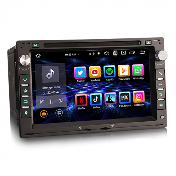 Navigatie auto 2 din, Pachet dedicat W Passat B5 MK4 MK5 Golf 4 Polo Bora Jetta T5, Android 13 [2]