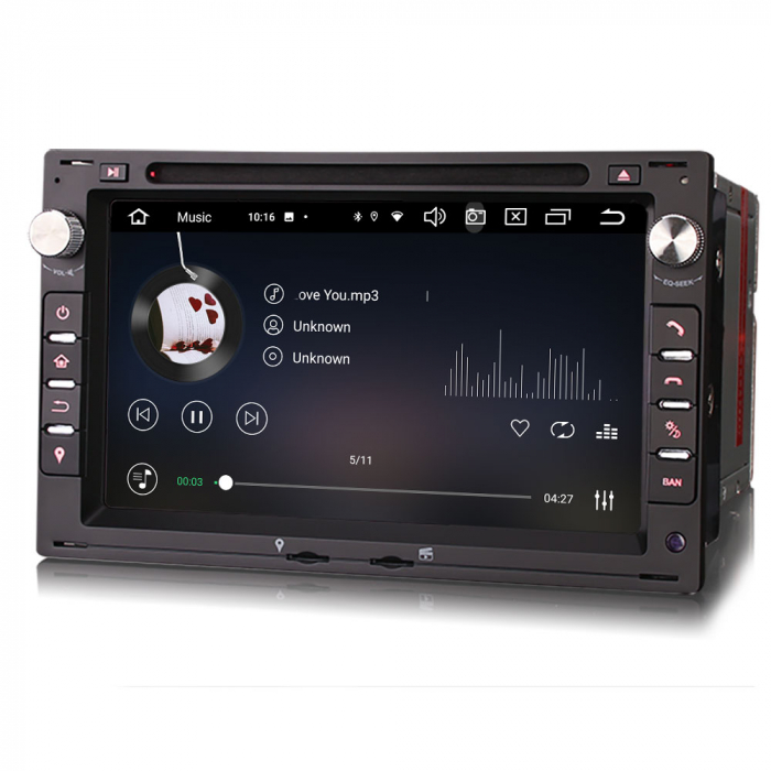Navigatie auto 2 din, Pachet dedicat W Passat B5 MK4 MK5 Golf 4 Polo Bora Jetta T5, Android 13 [4]