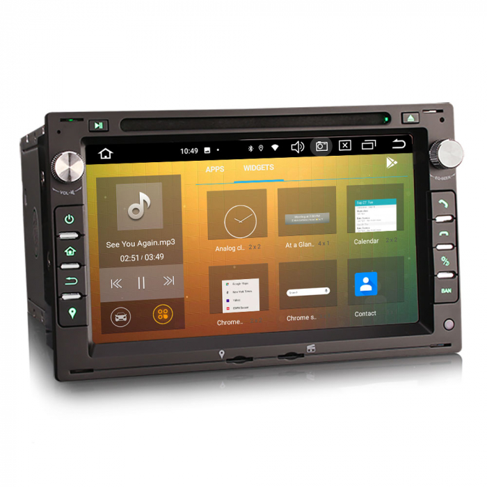 Navigatie auto 2 din, Pachet dedicat W Passat B5 MK4 MK5 Golf 4 Polo Bora Jetta T5, Android 13 [9]
